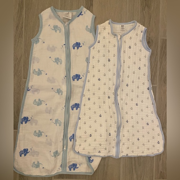 Muslin sleep sacks 6-12 months - Picture 2 of 3